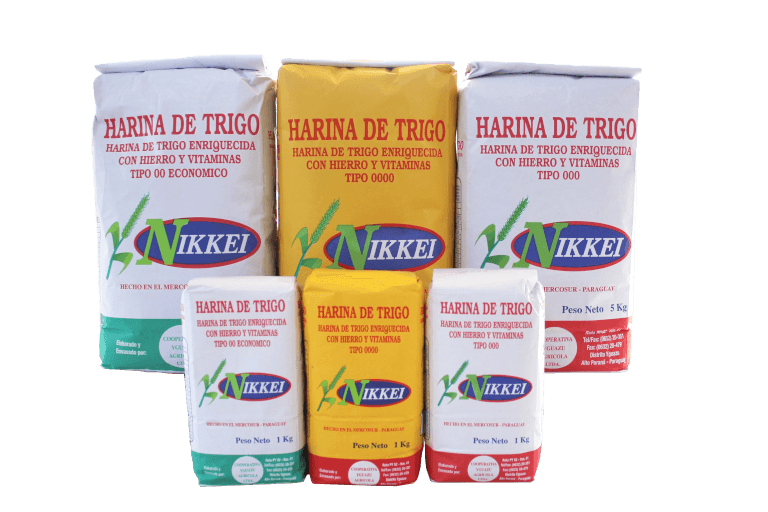 harina de distintas calidades y peso