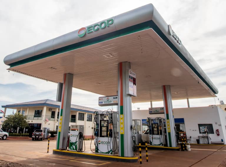 Surtidor ecop reeabastecimiento de gasolina