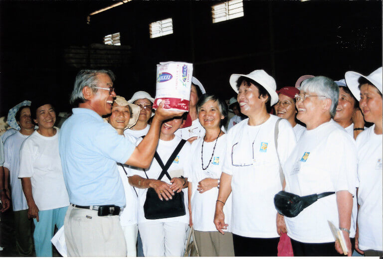 Foto antigua celebracion