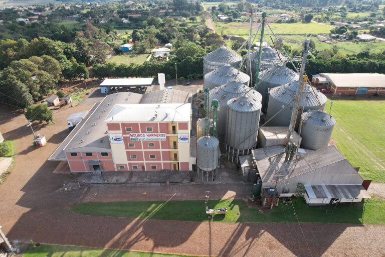 Foto panoramica del molino