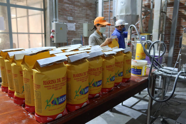 Empaquetado de harina